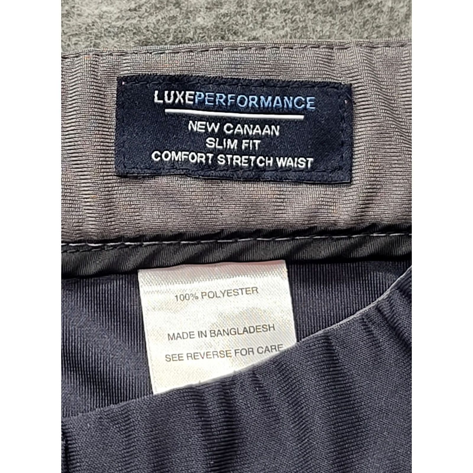 Vintage Tailor Vintage Pants Mens 36x30 Chino Slim Straight Leg Stretch Beige Cotton Nylon Spandex Size US 36 / EU 52 - 3 Thumbnail