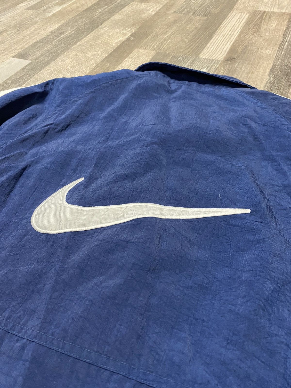 Nike × Vintage 90’s Vintage Nike Windbreaker Zip Up Jacket Size US XL / EU 56 / 4 - 6 Thumbnail