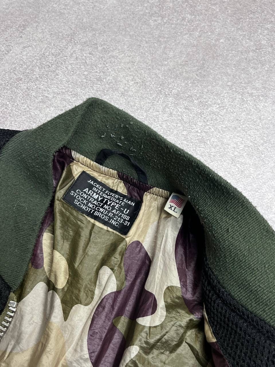 Schott Vintage Schott Made In USA Oversized Bomber Jacket XL Size US XL / EU 56 / 4 - 7 Thumbnail