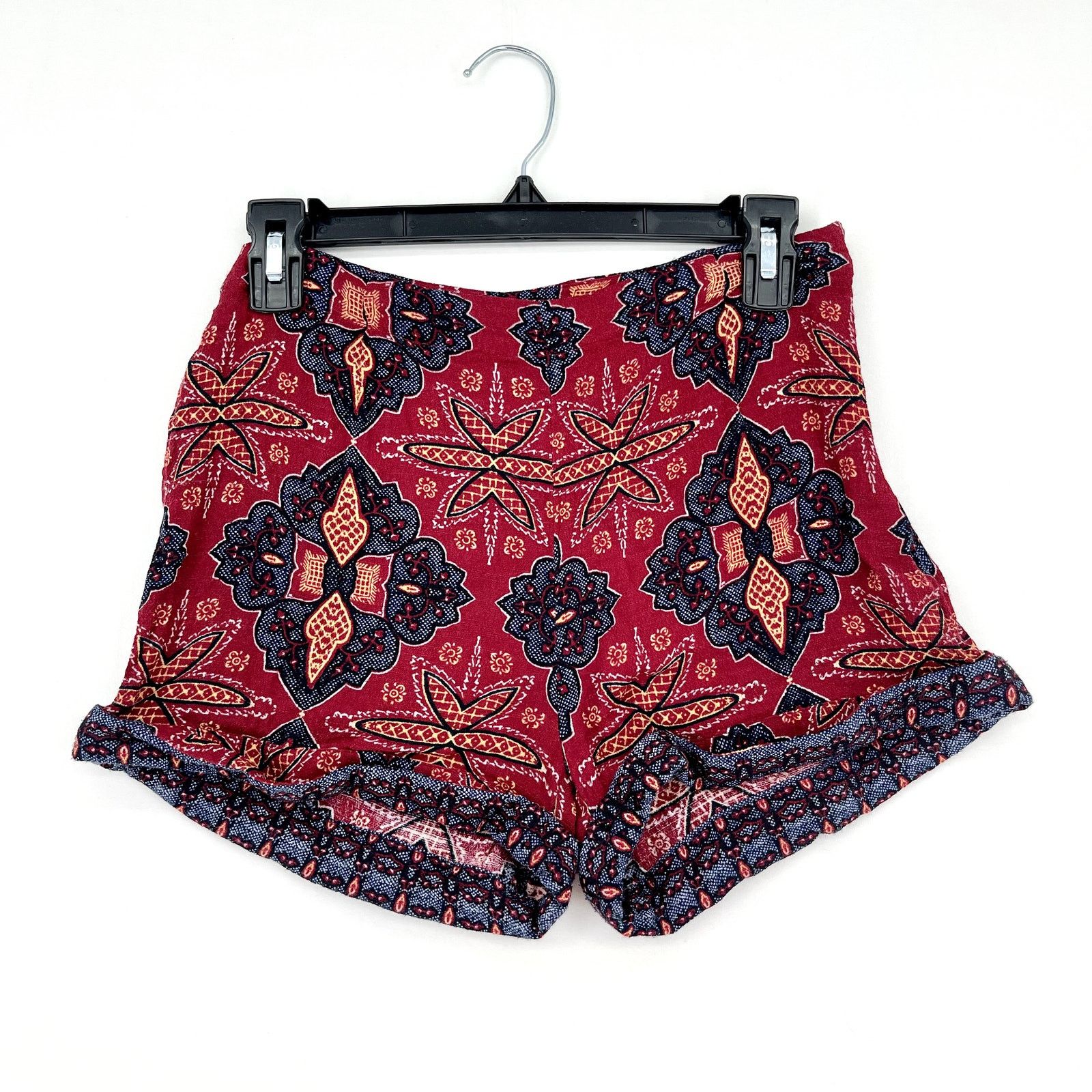 Free People Free People Dahlia Dreams Printed High-Waisted Shorts Size 0 Size 25" / US 0 / IT 36 - 2 Thumbnail