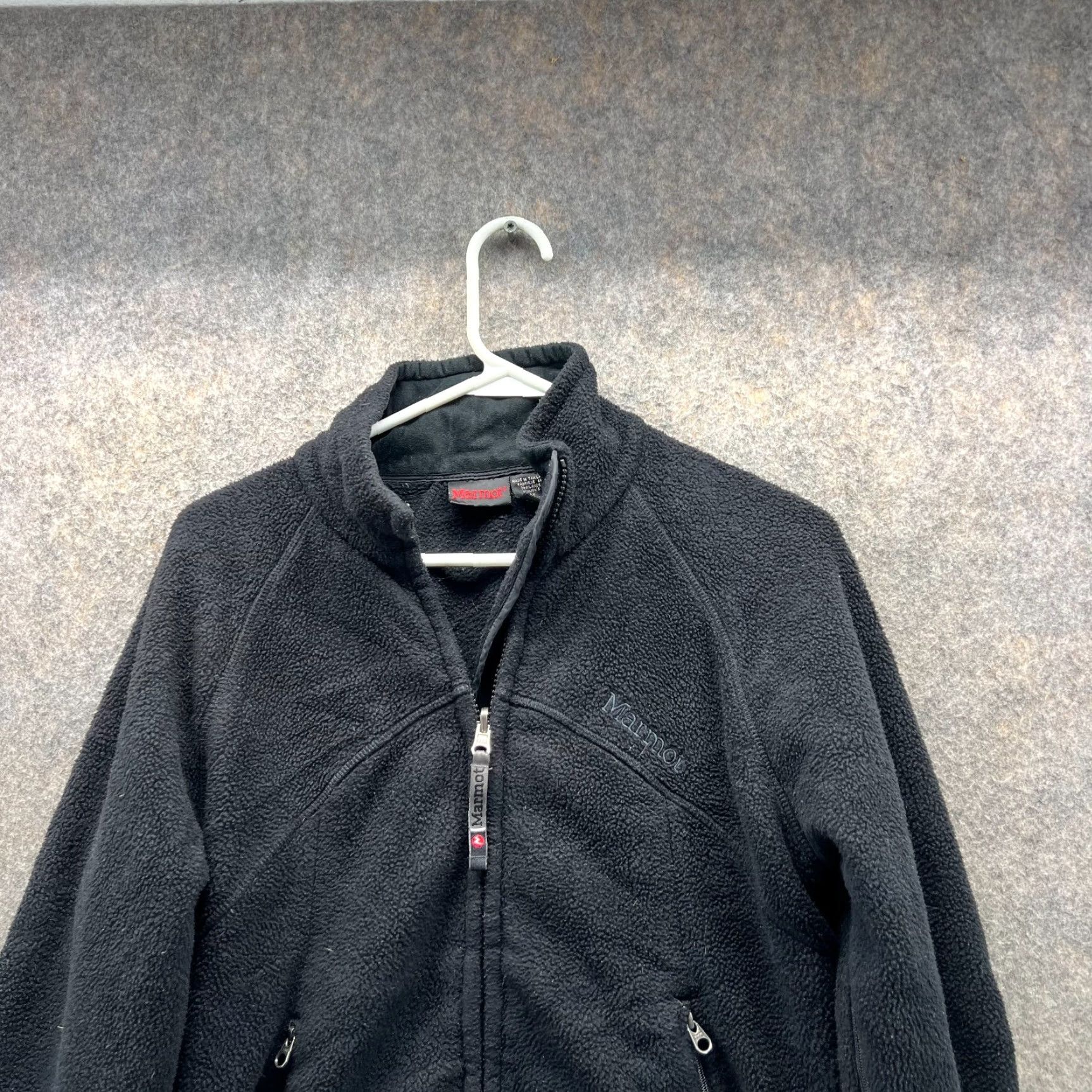Marmot Marmot Jacket Women Medium Black Full Zip Polyester Fleece Vtg Winter Sweater Size M / US 6-8 / IT 42-44 - 7 Thumbnail