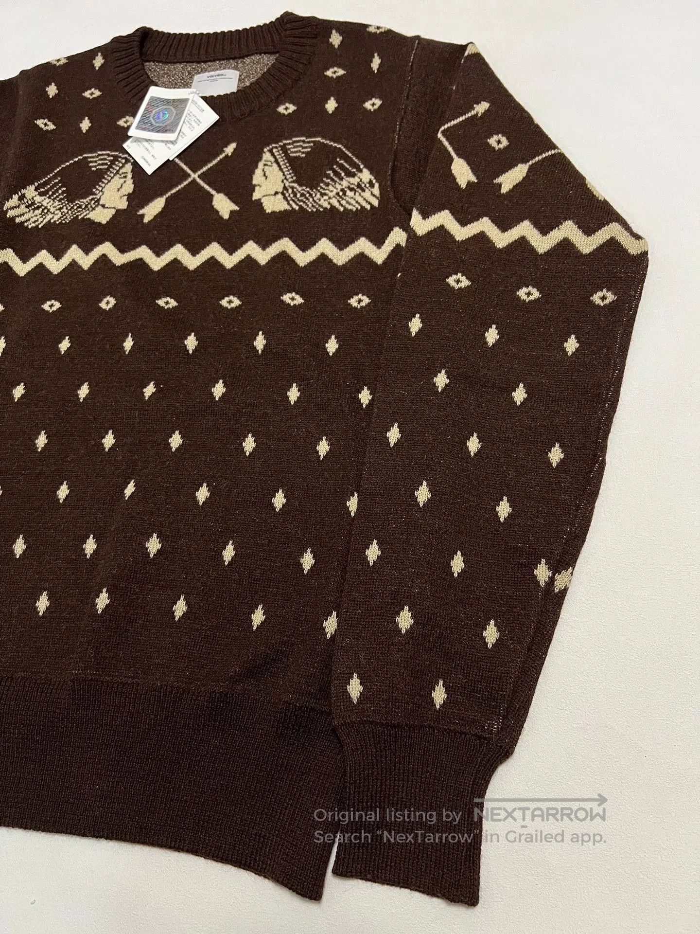 Visvim visvim 17AW VNTG Native Jacquard Knit. Size US M / EU 48-50 / 2 - 5 Thumbnail