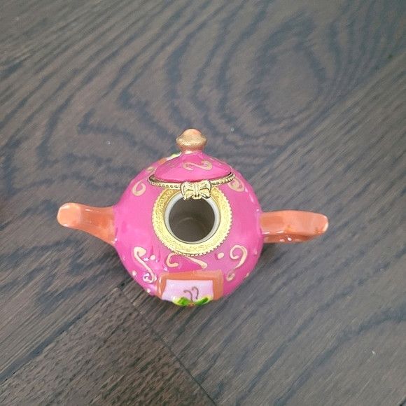 Other Mini Decorative Ceramic Teapot Trinket Box Set Spring Size ONE SIZE - 3 Thumbnail