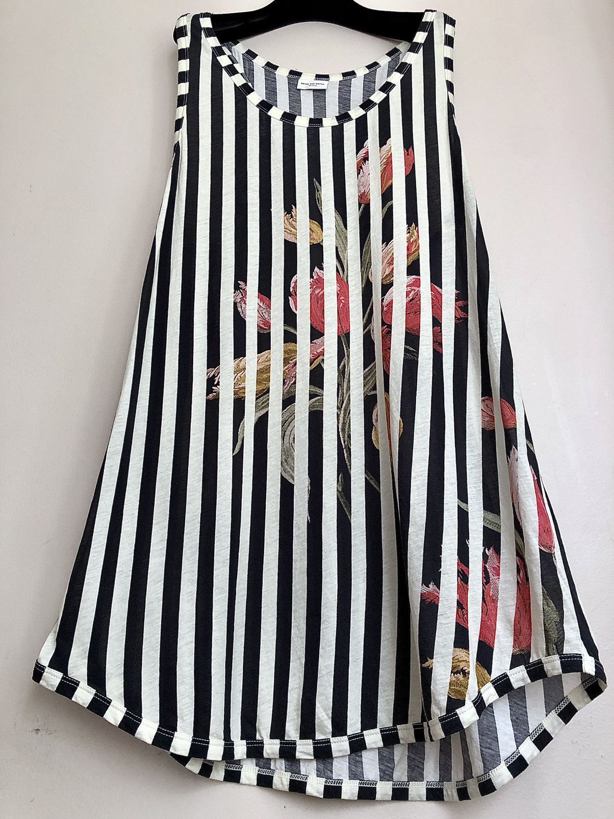Dries Van Noten Dries Van Noten Oversized Striped Tulip Tank Size US S / EU 44-46 / 1 - 19 Thumbnail