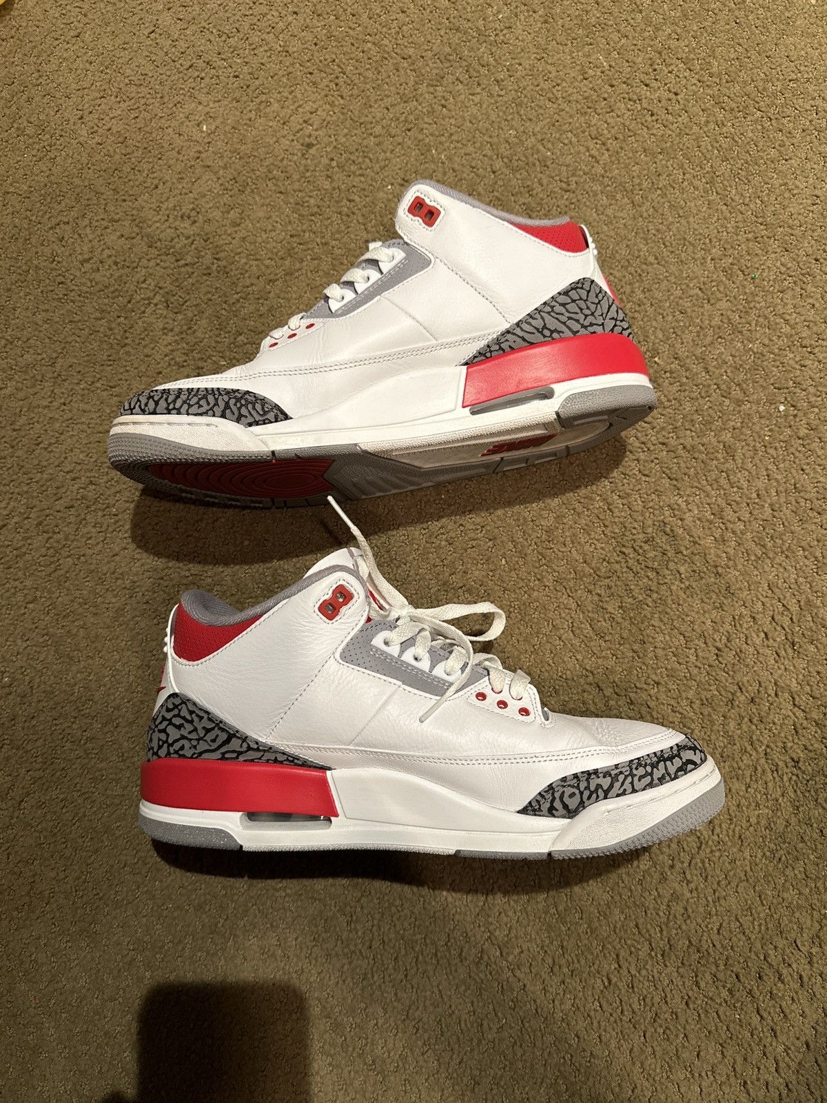 Jordan Brand × Nike Jordan 3 fire red Size US 11.5 / EU 44-45 - 1 Thumbnail