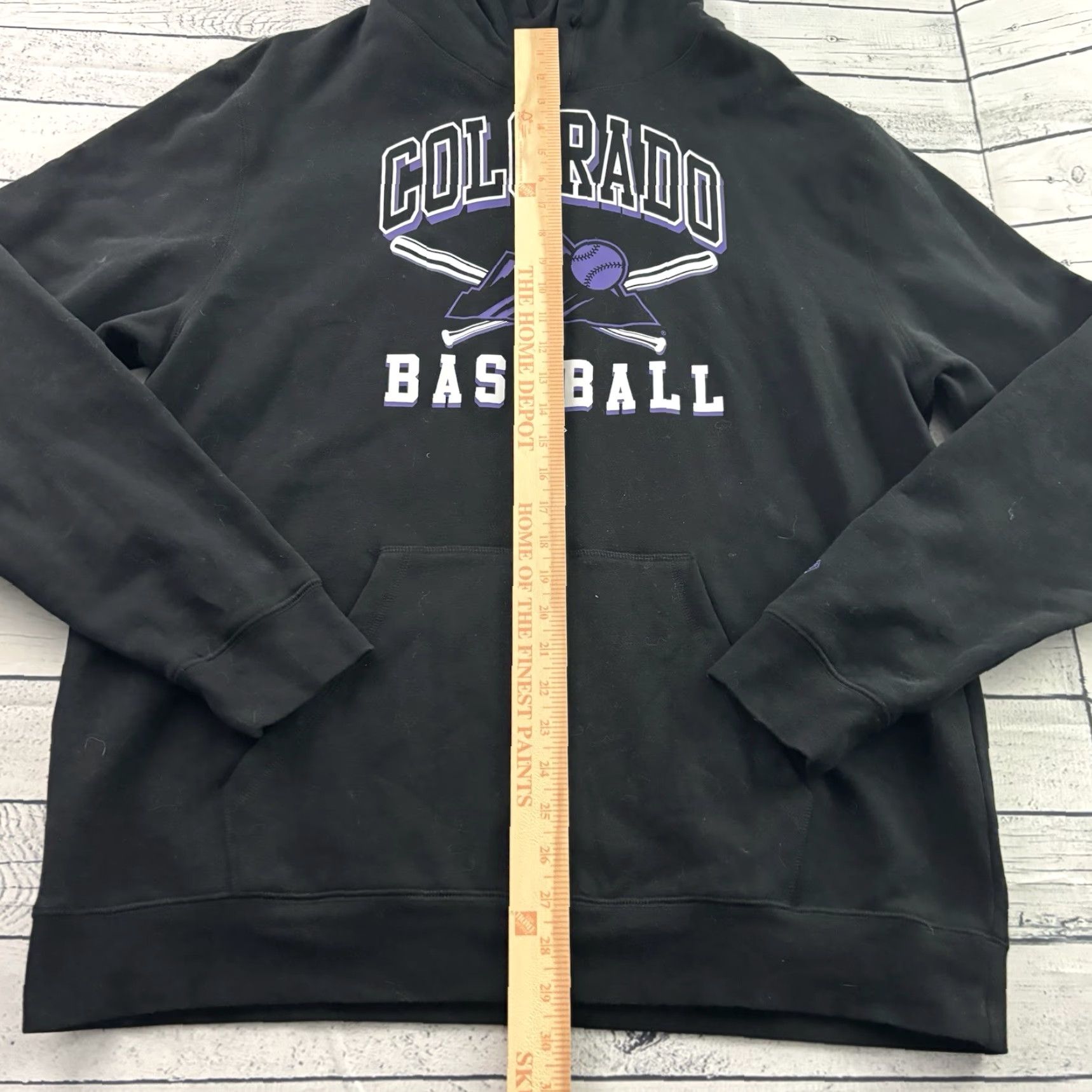 New Era New Era Colorado Rockies Pullover Hoodie Men XL Black Sweatshirt Size US XL / EU 56 / 4 - 2 Thumbnail