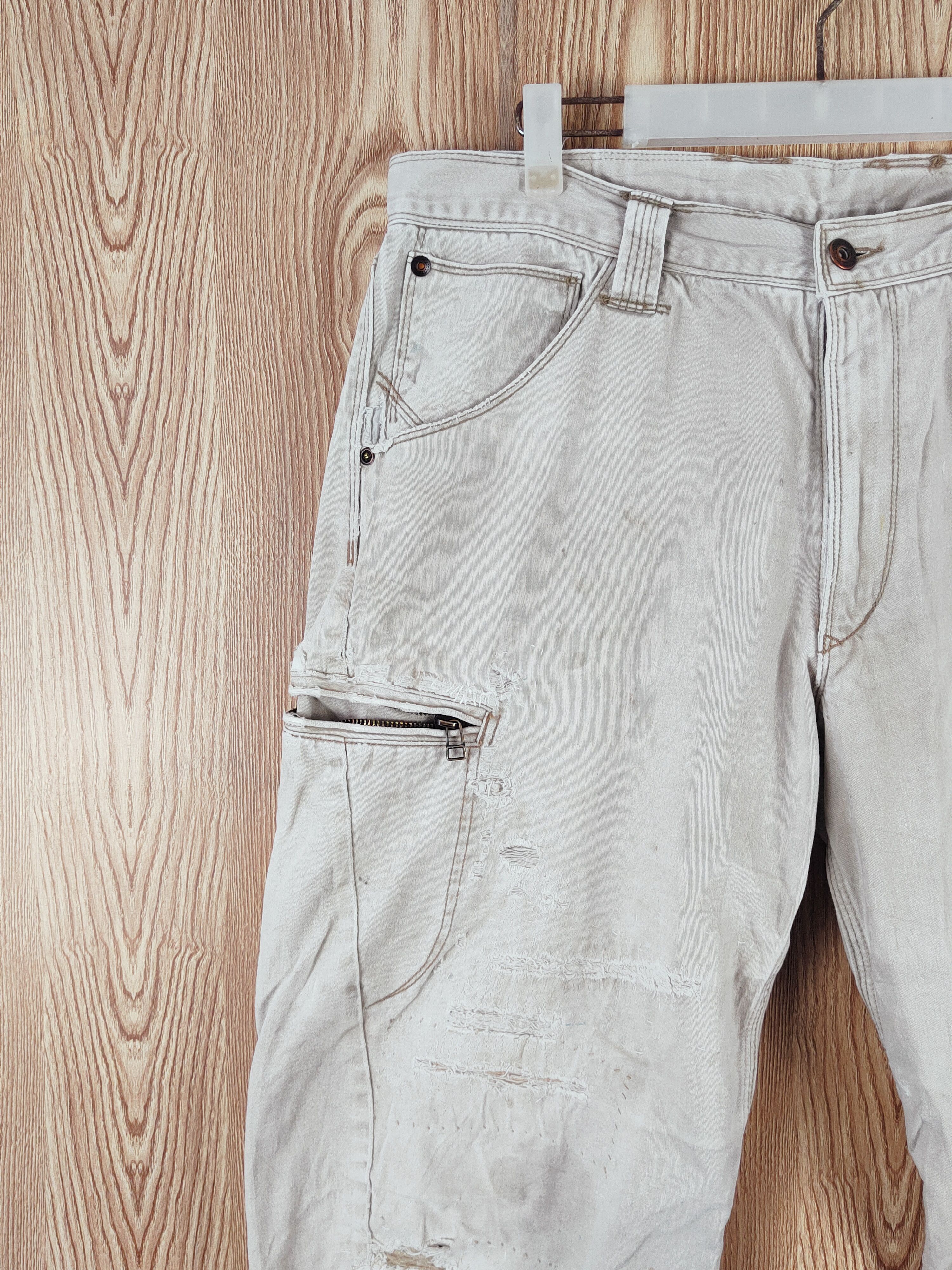 Japanese Brand Evenriver Gray Faded Multipocket Tactical Cargo Pants #W086 Size US 35 - 4 Thumbnail