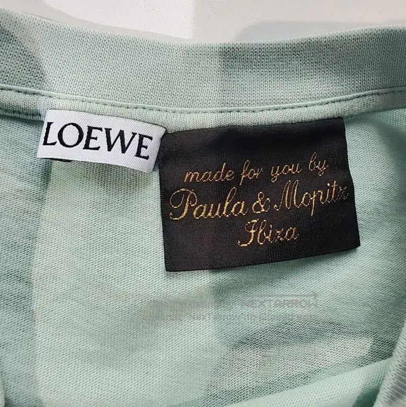 Loewe Loewe Blue Cotton Graphic Tee for Women . Size XS / US 0-2 / IT 36-38 - 4 Thumbnail