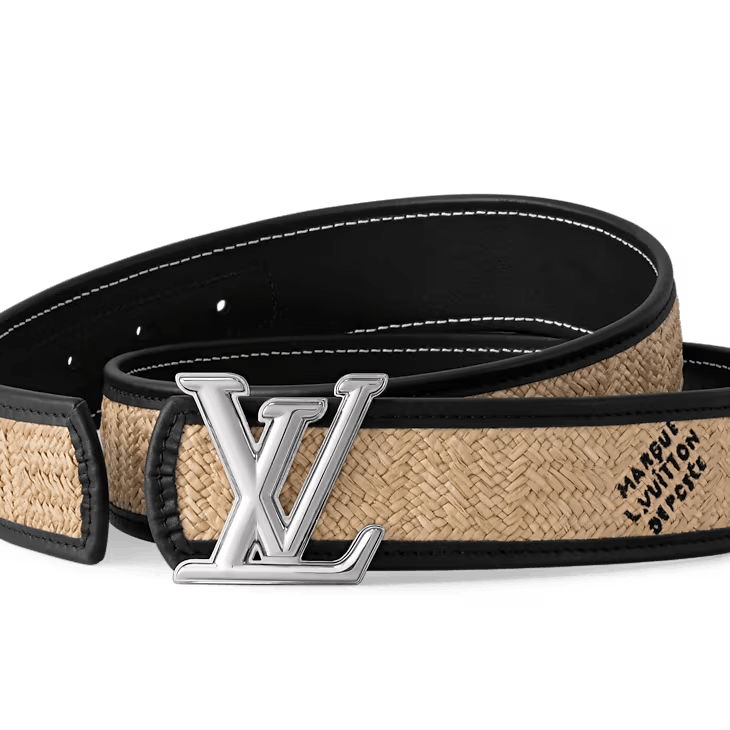 Louis Vuitton LV Dimension Raffia 40MM Reversible Belt 95cm Size ONE SIZE - 4 Thumbnail