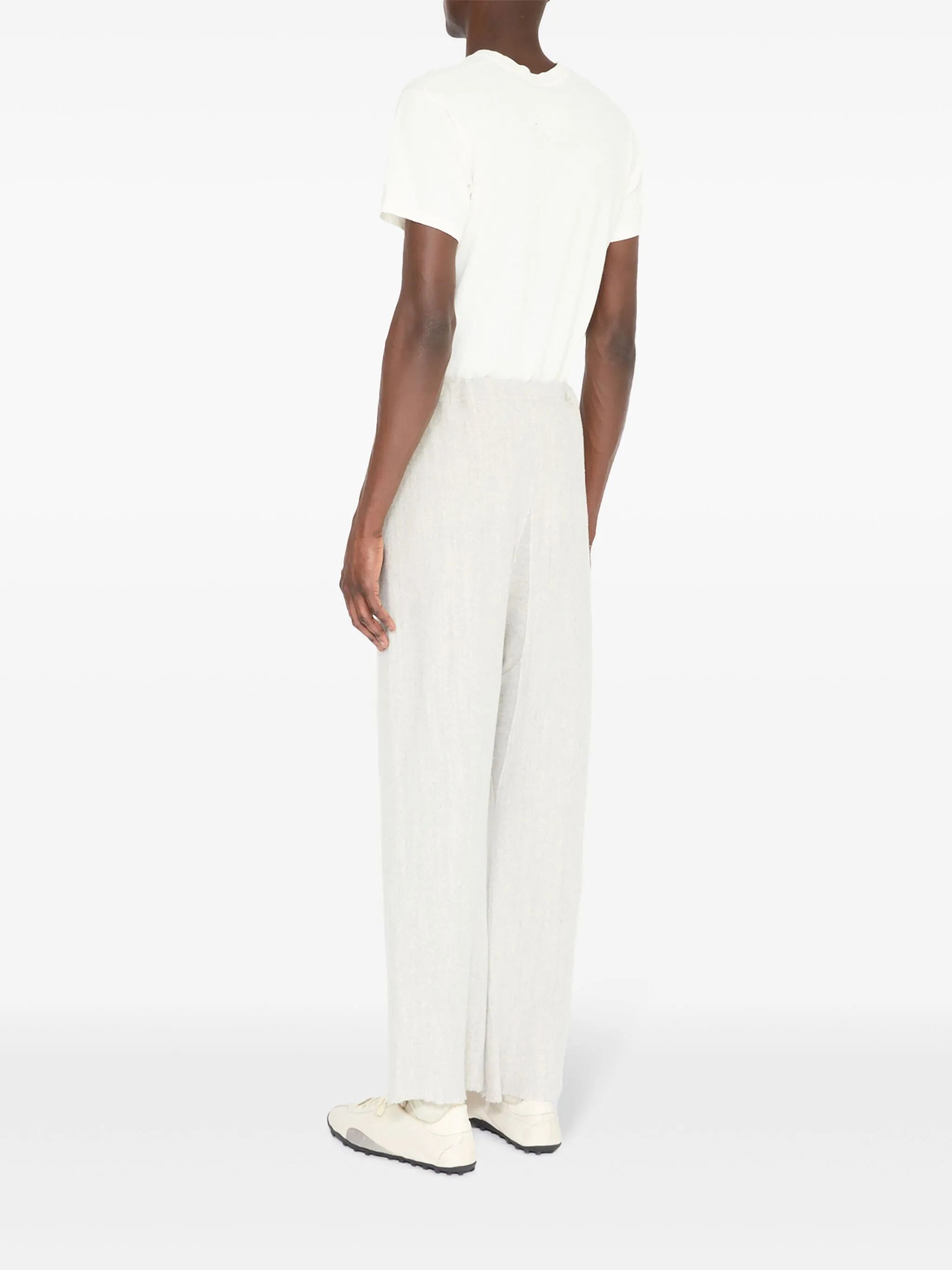 Maison Margiela o1w1db10226 Cotton Track Pant in White Size US 34 / EU 50 - 5 Thumbnail