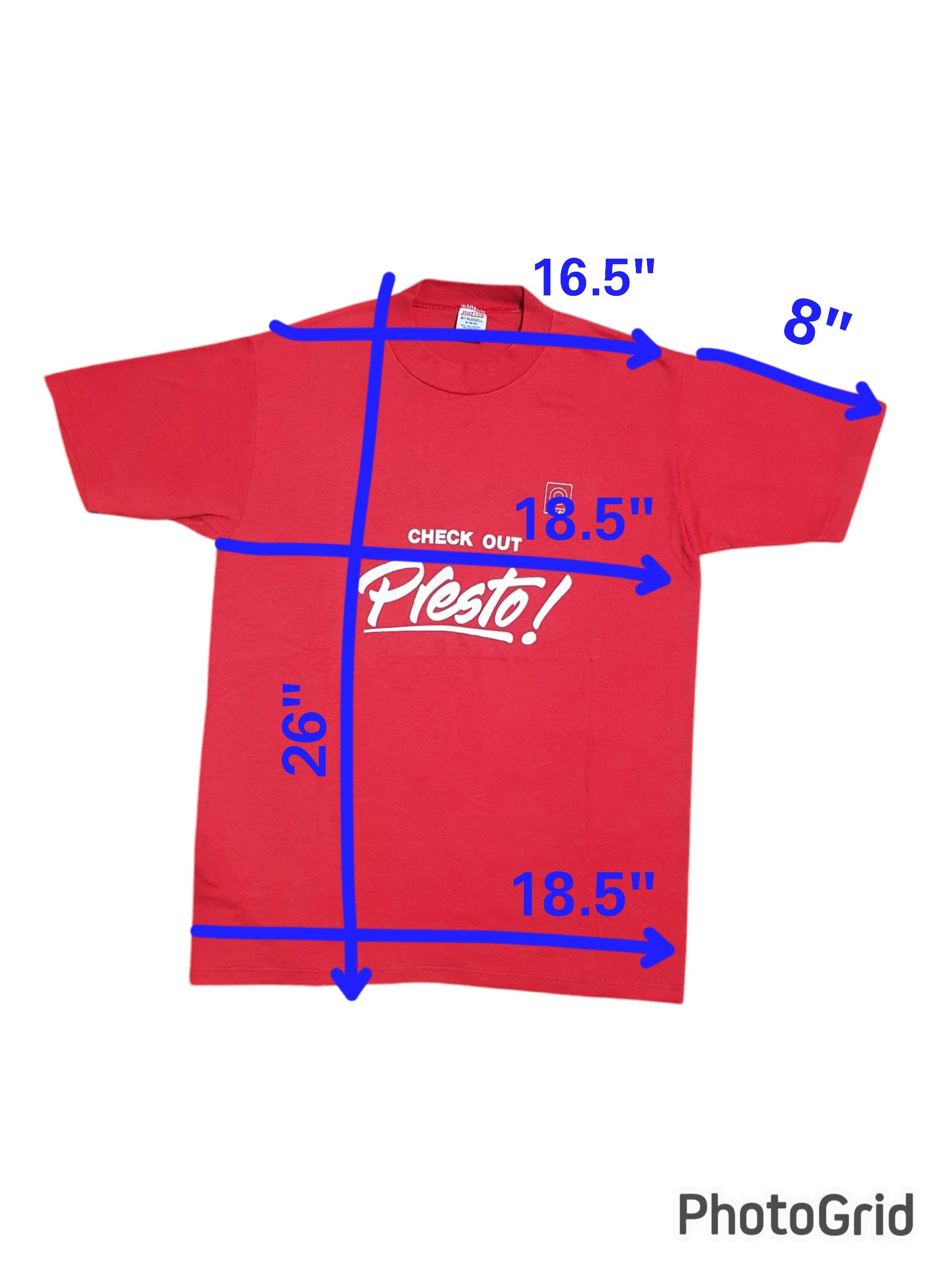 Jerzees × Vintage JERZEES 80’S 18.5”/26” VINTAGE T-SHIRT Size US M / EU 48-50 / 2 - 7 Thumbnail
