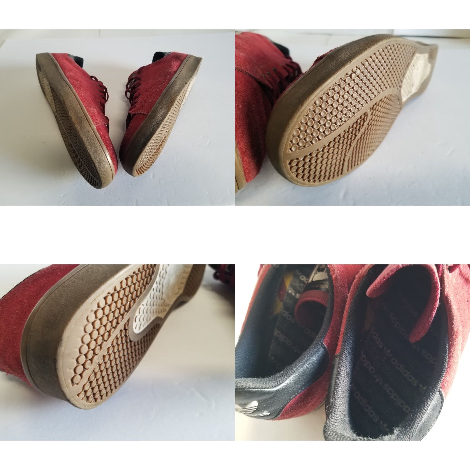 Adidas Adidas Stan Smith Vulc Burgundy Gum Suede Skateboarding C75190 Men's Size 12 Size US 13 / EU 46 - 8 Thumbnail