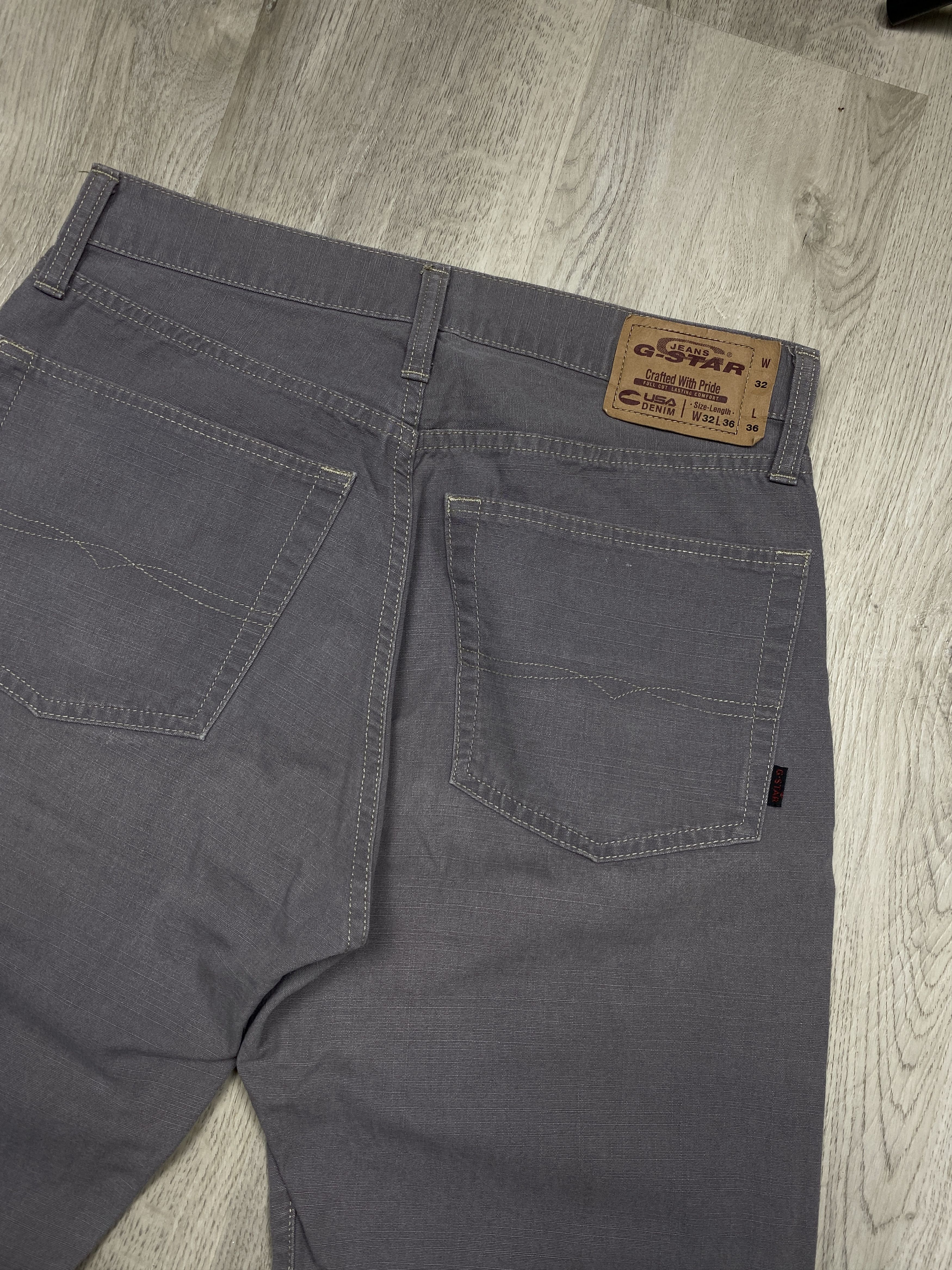 G-Star G Star Raw Vintage Mens Ronic Denim Pants Jeans Size US 32 / EU 48 - 6 Thumbnail