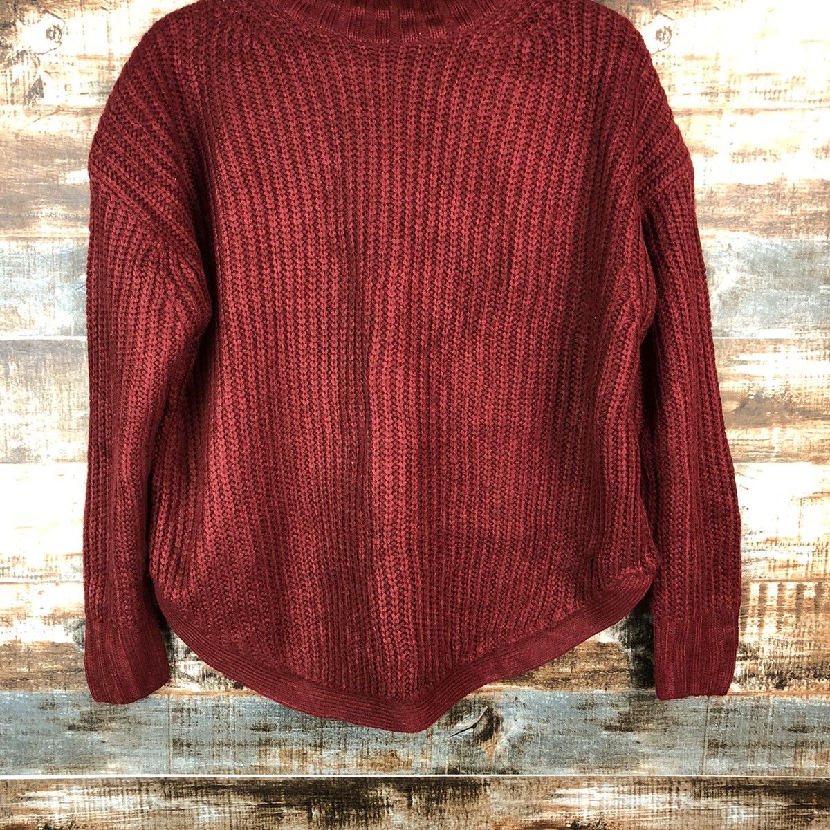 GU × Homespun Knitwear GU japan vintage Maroon Knitwear #A1740 Size S / US 4 / IT 40 - 6 Thumbnail