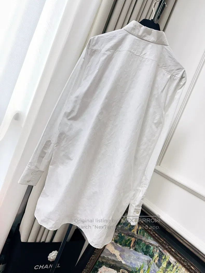 Chanel Chanel 24c show white dark pattern star logo long-sleeved Size S / US 4 / IT 40 - 2 Thumbnail