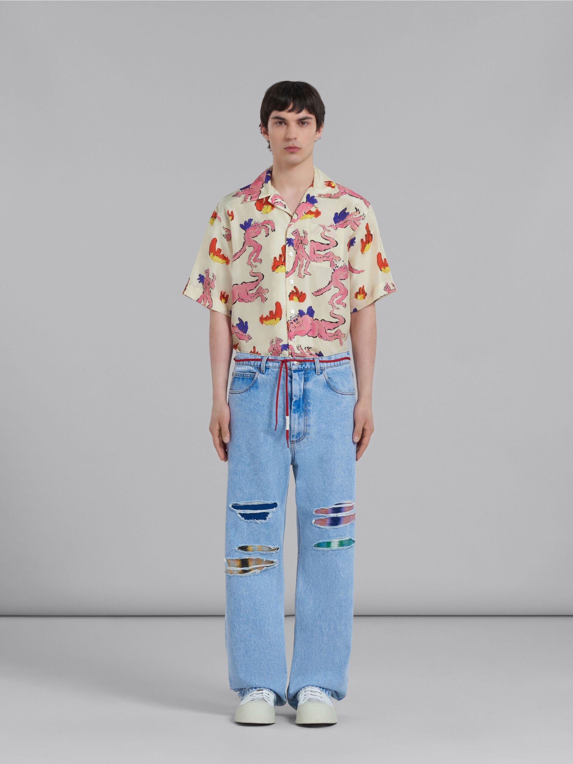 Marni o1srvl11e0724 Denim Trousers in Blue Size US 30 / EU 46 - 2 Thumbnail