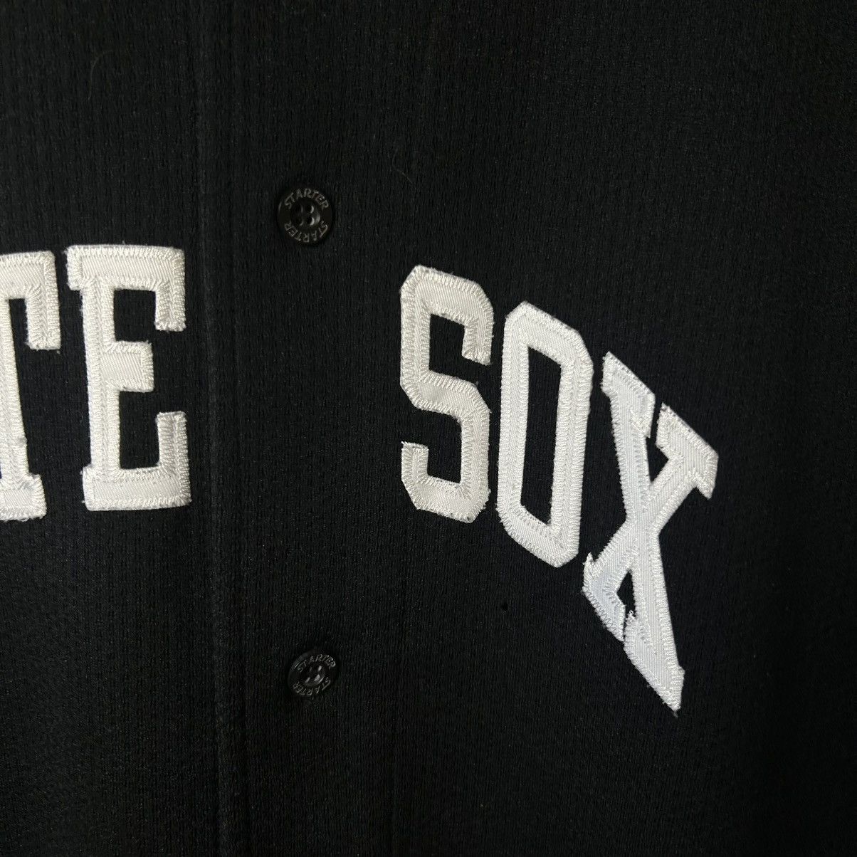Starter Vintage Starter White Sox Baseball button jersey size XL Size US XL / EU 56 / 4 - 4 Thumbnail