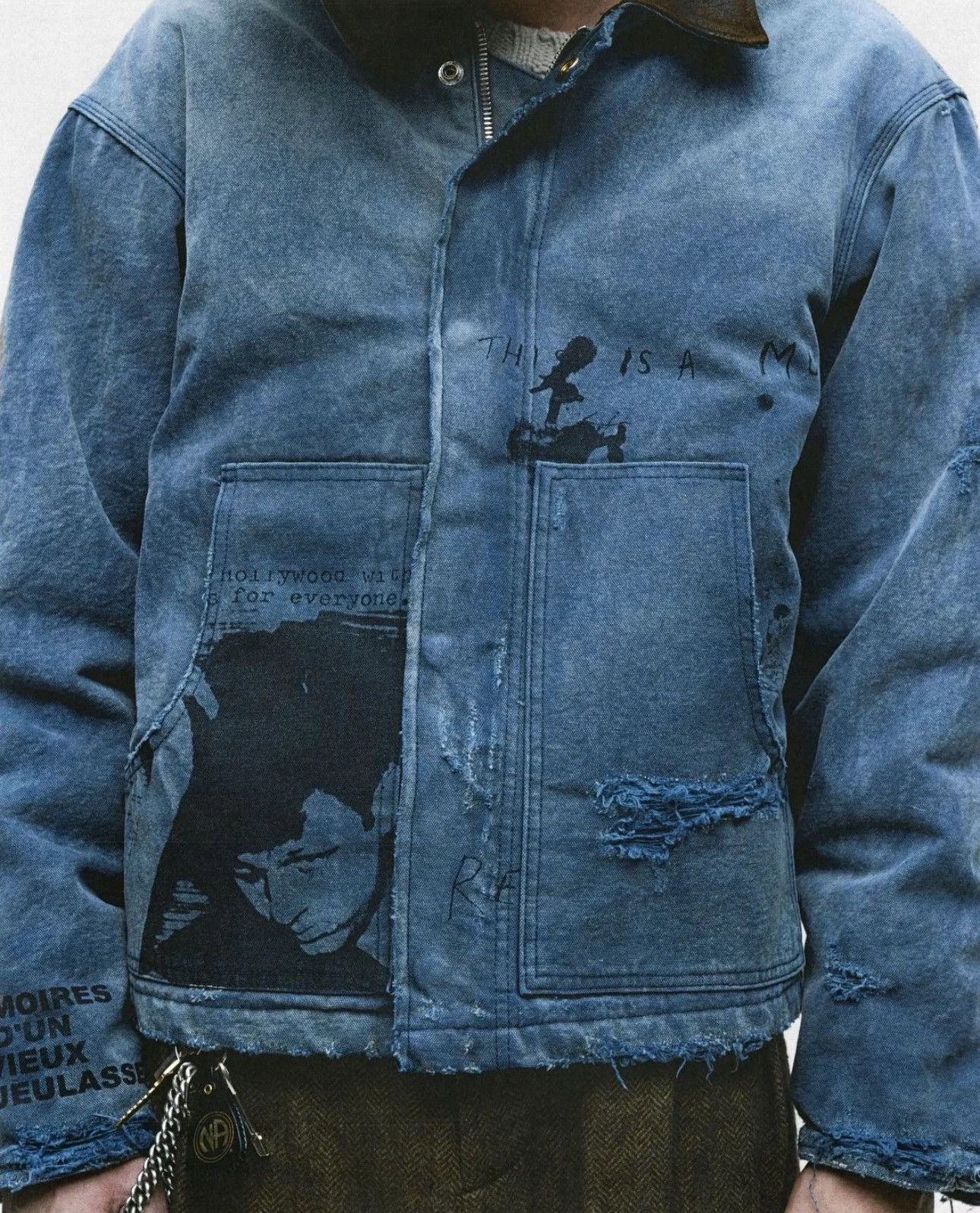 Enfants Riches Deprimes Enfants Riches Deprimes ERD 24FW Canvas Chore Jacket，sizeL Size US L / EU 52-54 / 3 - 4 Thumbnail
