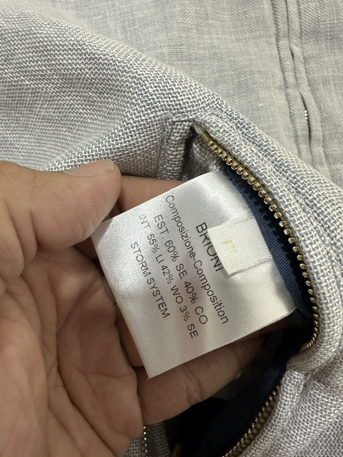 Brioni Brioni Luxury Bomber Jacket Style Reversible Design Size US L / EU 52-54 / 3 - 8 Thumbnail