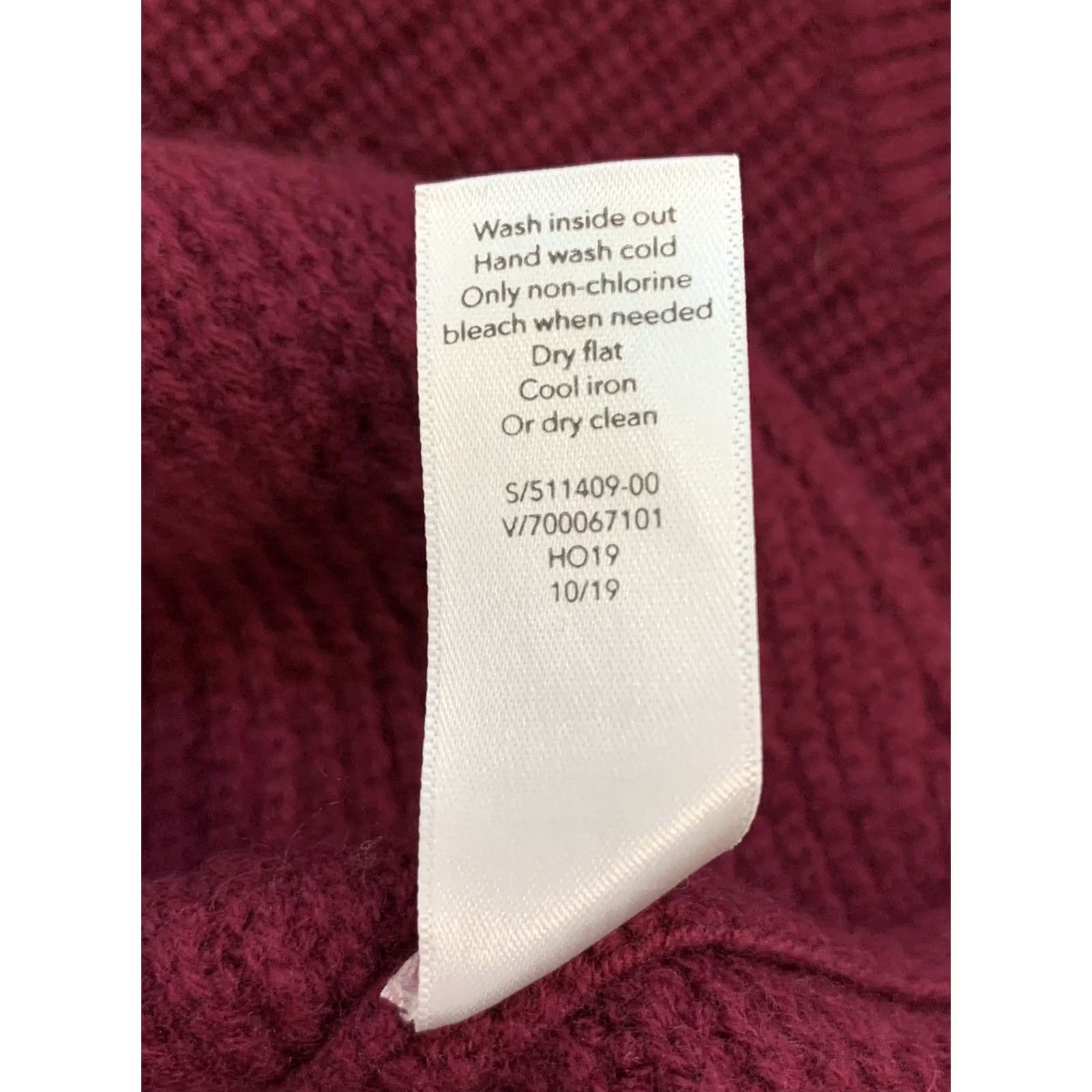Athleta Athleta Sweater Ribbed Wool Cashmere XXS Crew Neck Long Sleeve Red Solid Pullover Women Size XXS / US 00 / IT 34 - 7 Thumbnail