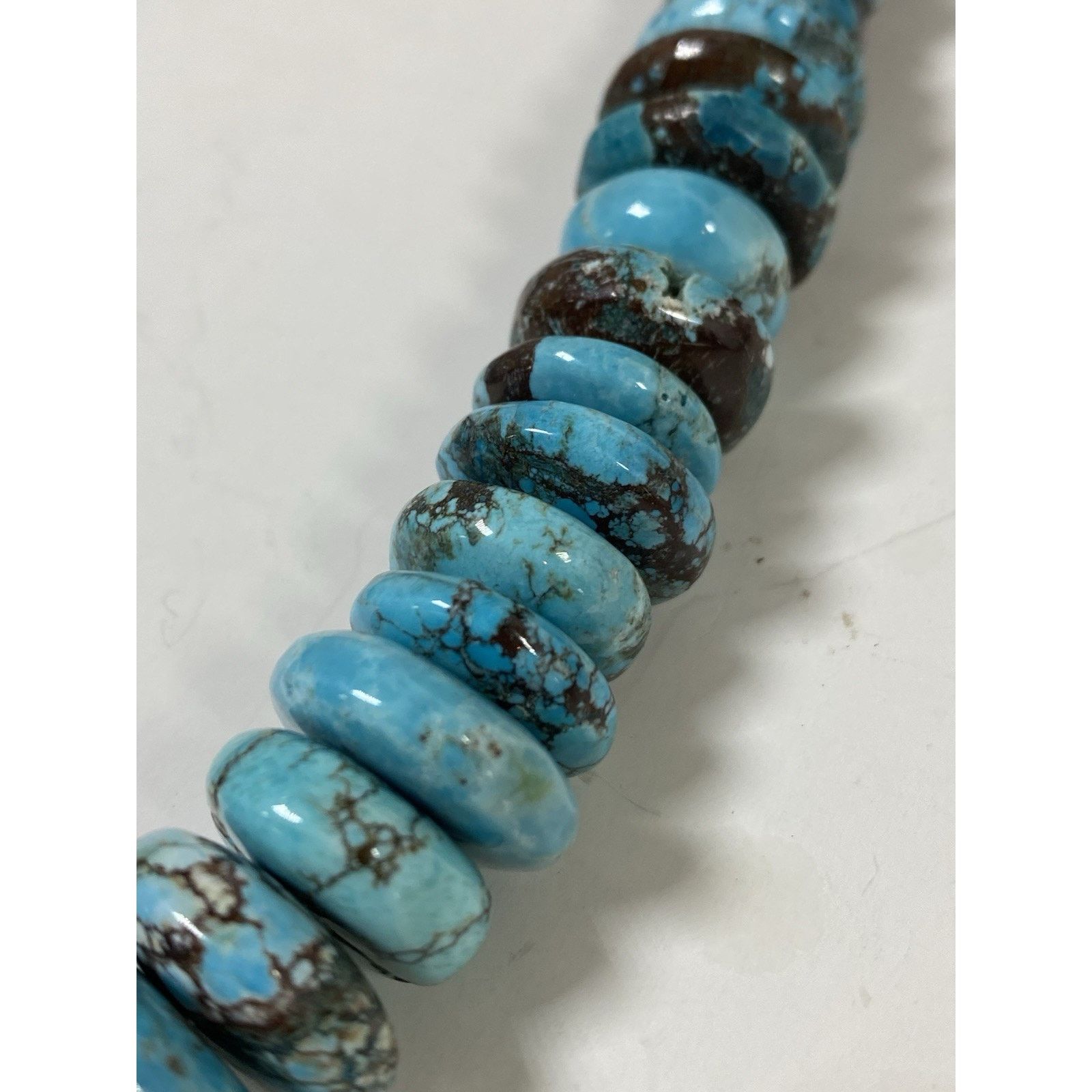 Other Vintage Native American Navajo Spiderweb Turquoise Necklace Size ONE SIZE - 6 Thumbnail