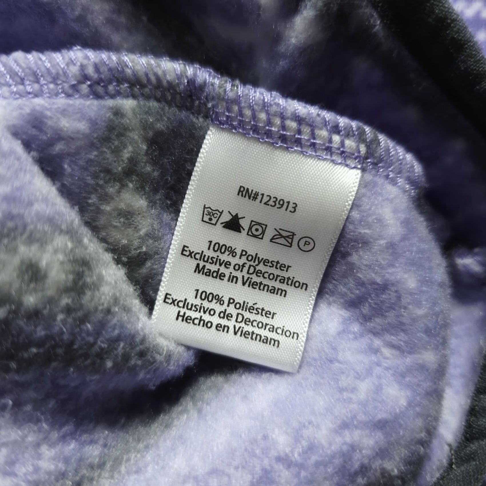 Vintage JACHS Cabin Purple Fleece 1/4 Snap Pullover Sweater Jacket Aztec Women's Large Size L / US 10 / IT 46 - 7 Thumbnail