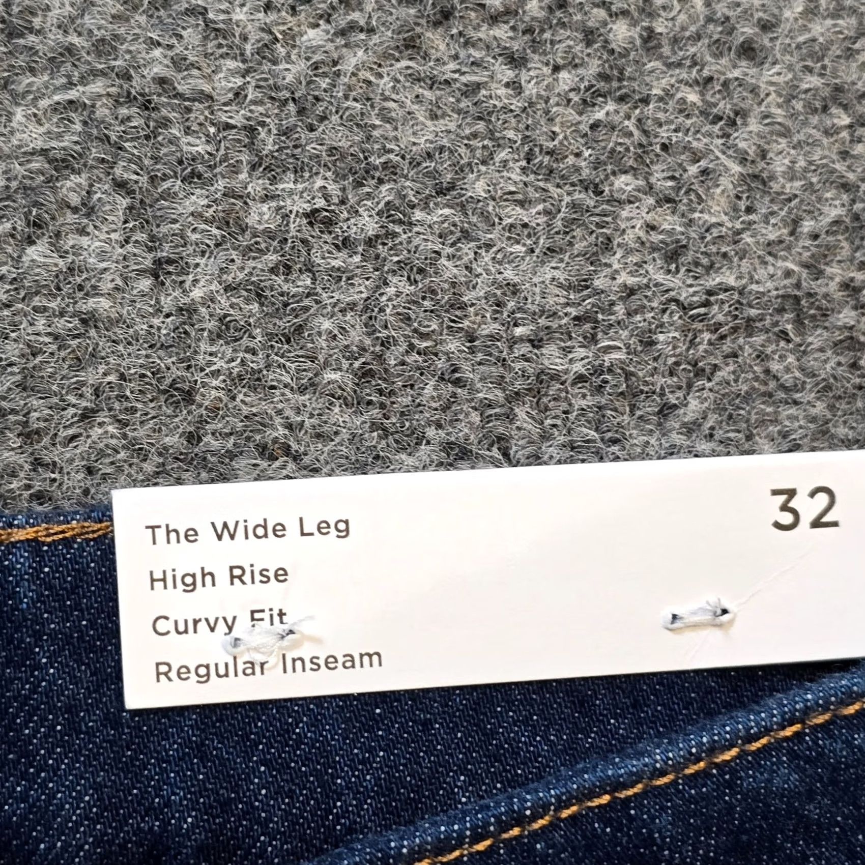 Loft LOFT Jeans Womens Size 32 Blue Wide-Leg High Rise Curvy Fit Capsule Casual Dark Jeans Size 24" / US 00 / IT 34 - 5 Thumbnail