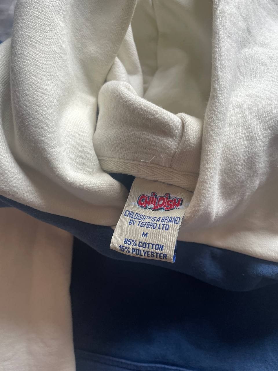 CHILDS Childish Hoodie Baggy Boxy TGF Park SkateGang Style Y2K Size US M / EU 48-50 / 2 - 8 Thumbnail
