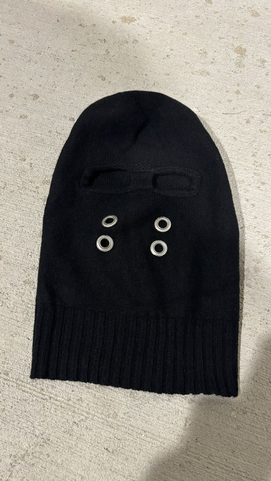 Rick Owens rick owens gimp mask balaclava | Grailed