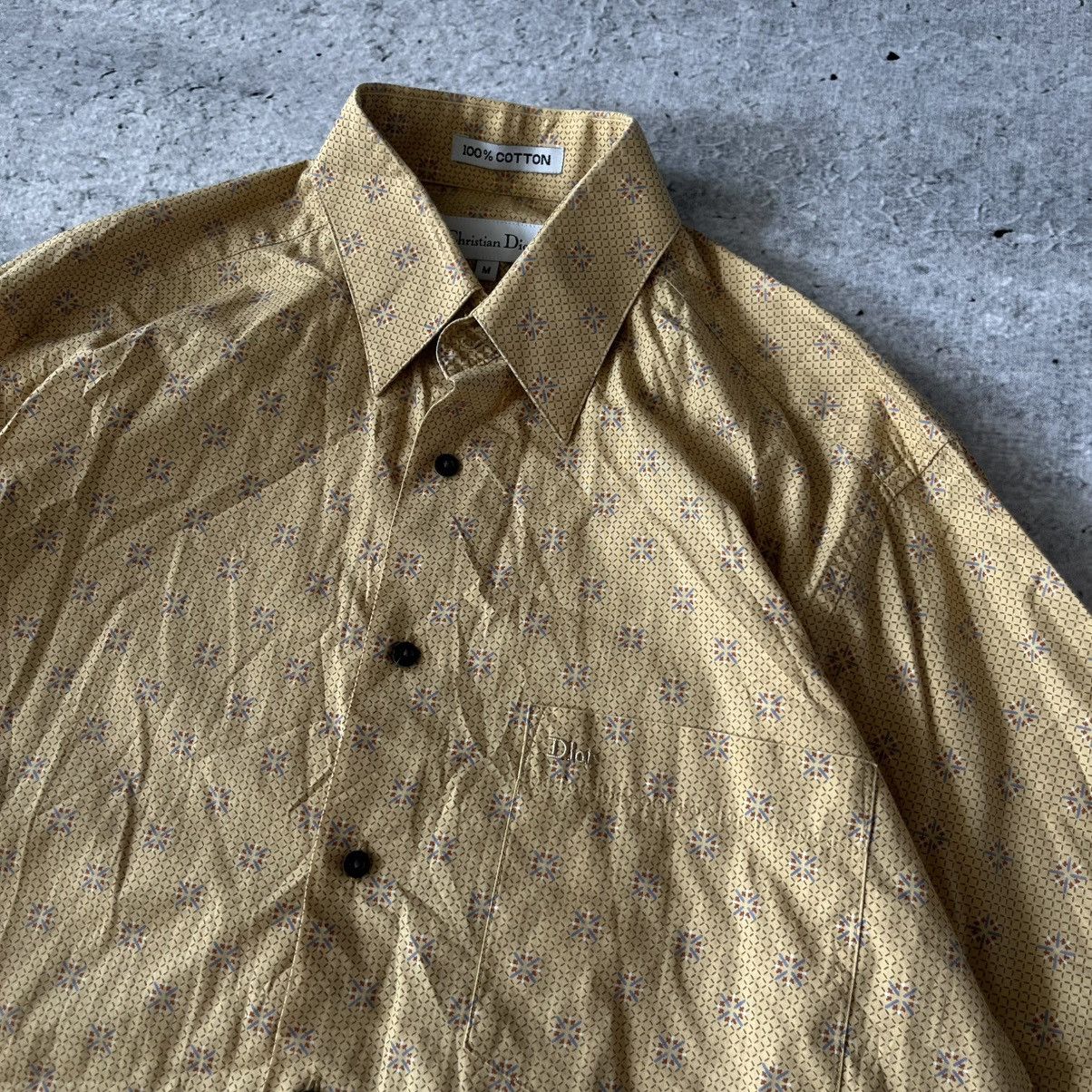 Christian Dior Monsieur × Vintage Vintage Christian Dior shirt pattern M cotton Size US M / EU 48-50 / 2 - 3 Thumbnail