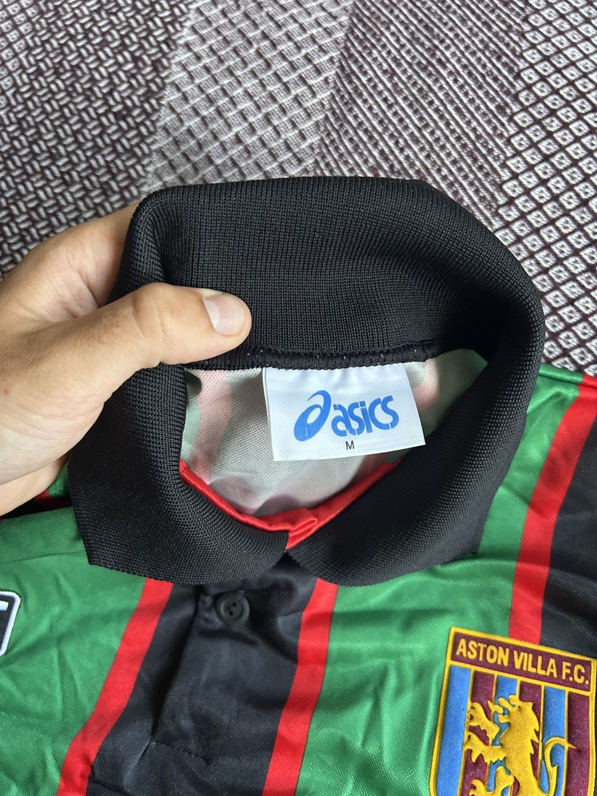 Umbro Vintage Aston Villa 1993/95 Asics Away Football Shirt Jersey Size US M / EU 48-50 / 2 - 8 Thumbnail