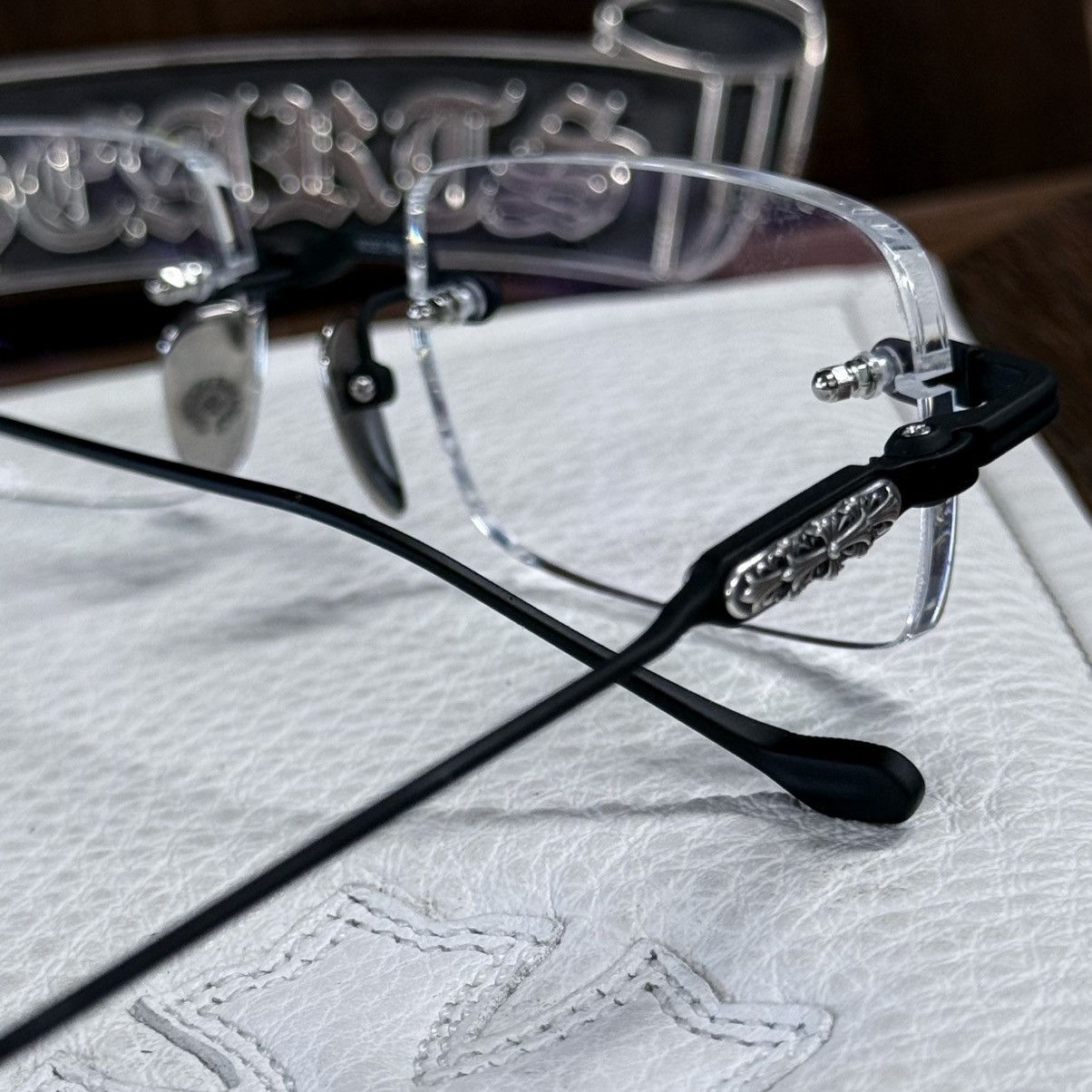 Chrome Hearts Chrome Hearts SOFFEFFFFEERS II Glasses Size ONE SIZE - 8 Thumbnail