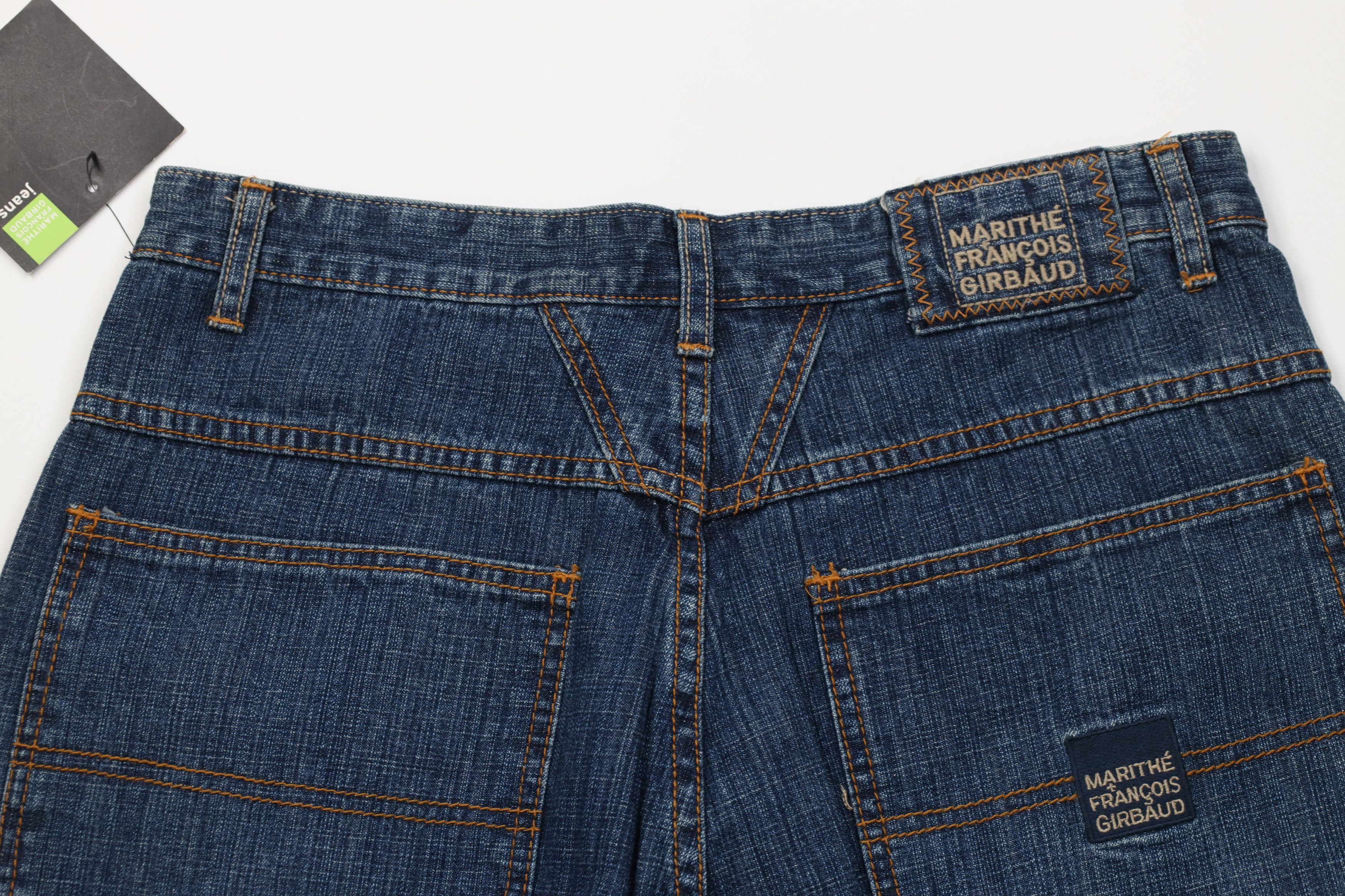 Marithe + Francois Girbaud Deadstock Vintage 90s Marithe Francois Girbaud Denim Shorts Size US 32 / EU 48 - 12 Thumbnail