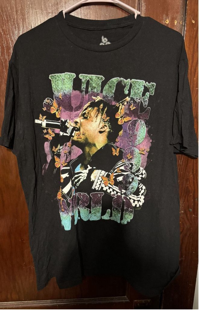 The Unbranded Brand Juice WRLD Hip-Hop Short Sleeve T-Shirt Black Men's sz L Size US L / EU 52-54 / 3 - 1 Thumbnail
