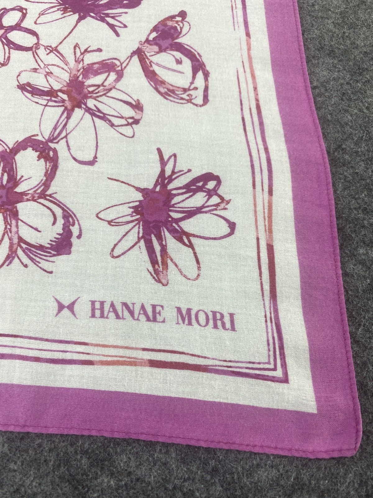 Hanae Mori × Vintage Hanae Mori Handkerchief / Bandana / Neckerchief-B044 Size ONE SIZE - 5 Thumbnail