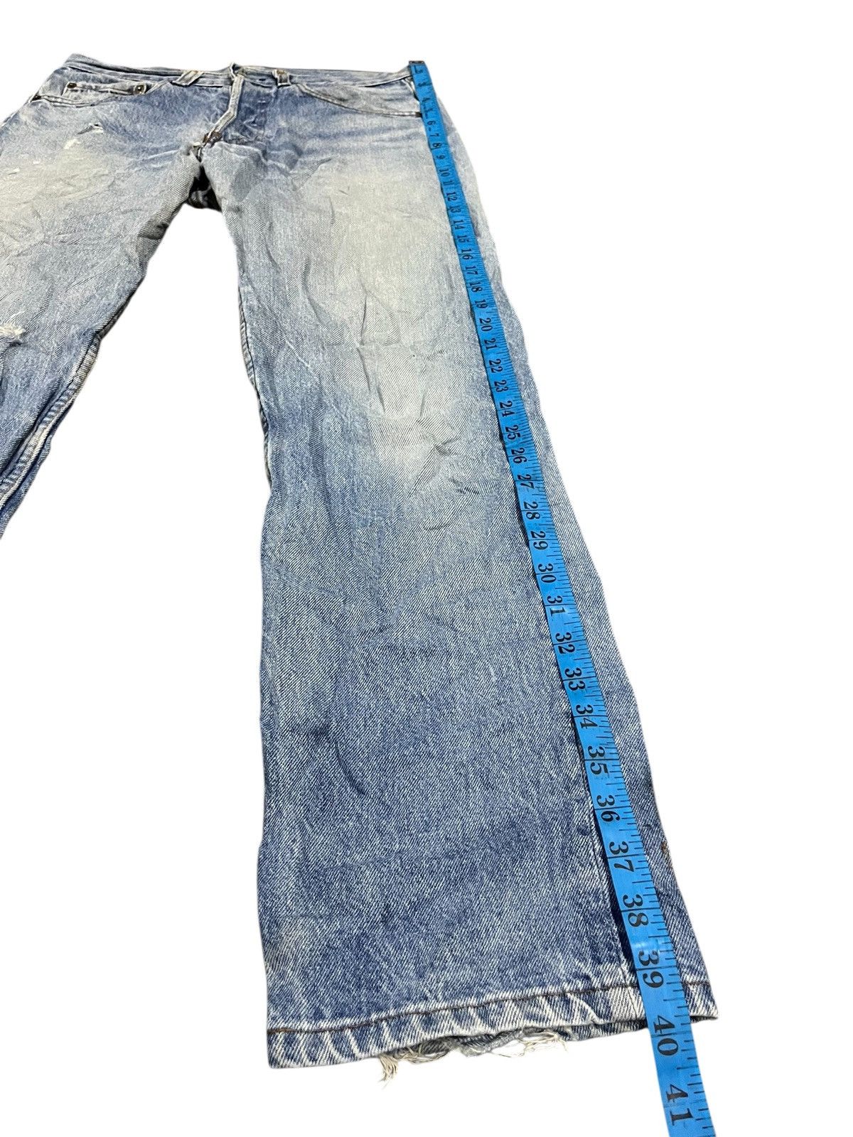 Levi's Vintage Clothing Vintage levis 501 denim rendem usa Size US 32 / EU 48 - 20 Thumbnail