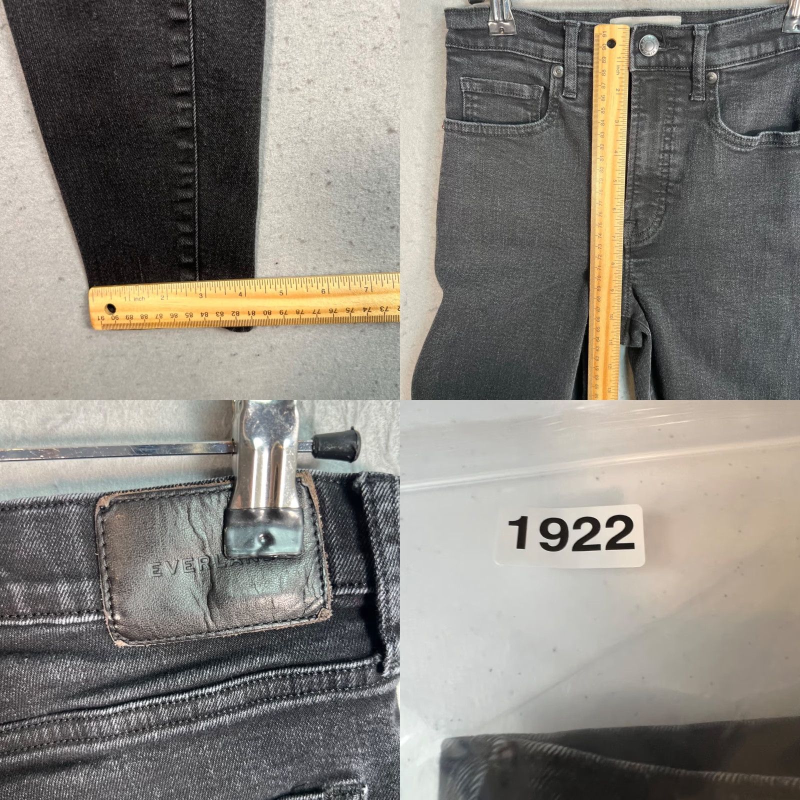 Everlane Everlane The High Rise Skinny Jeans Womens Size 27 Black Denim Size 26" / US 2 / IT 38 - 8 Thumbnail