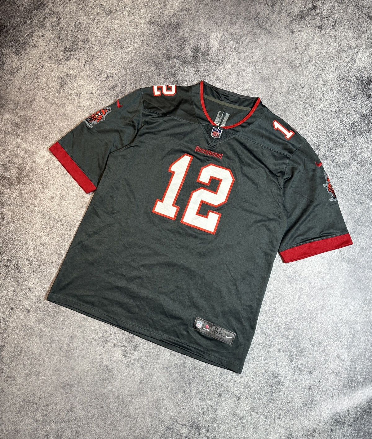 NFL × Nike NFL Nike Buccaneers Brady 12 Jersey Streetwear Rare USA XL Size US XL / EU 56 / 4 - 1 Thumbnail