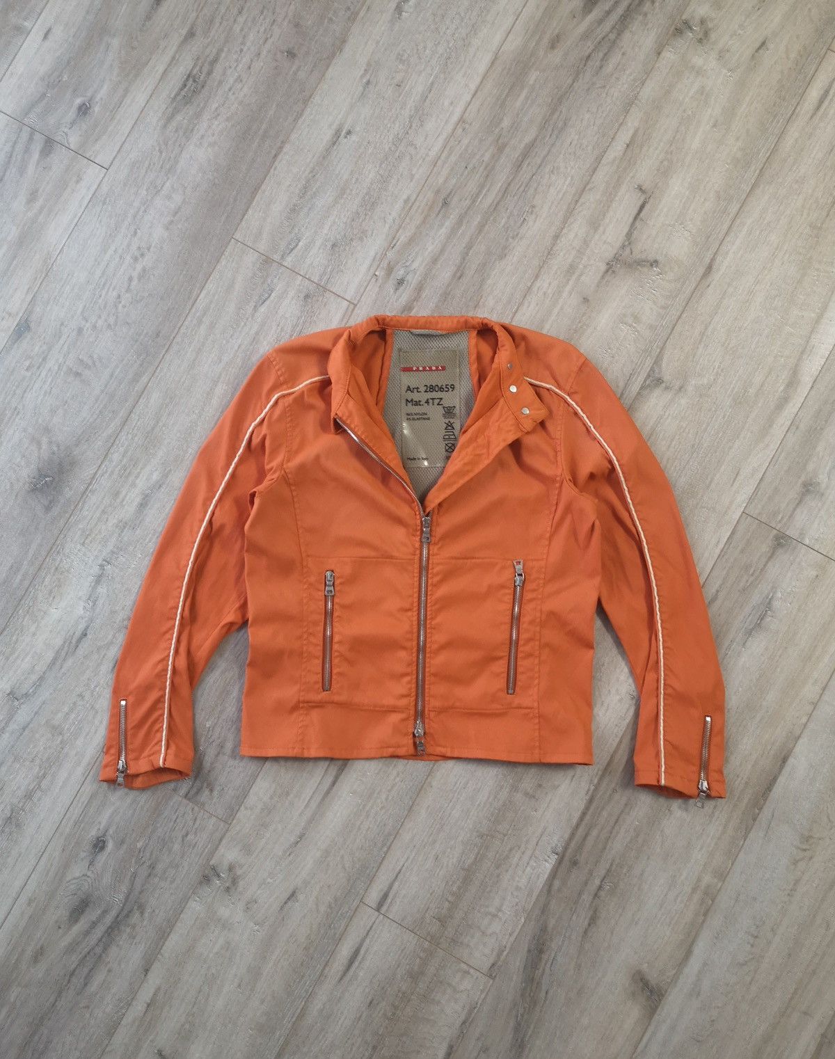 Prada Prada Nylon Jacket Made in Italy Size L / US 10 / IT 46 - 1 Thumbnail