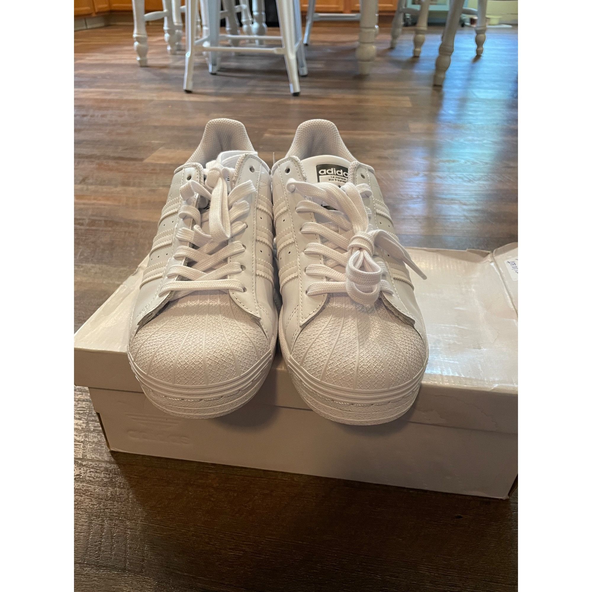 Adidas Adidas Superstar ‘Varsity Pack’ White/Black Sneakers Men’s 7 Size US 7.5 / EU 40-41 - 4 Thumbnail