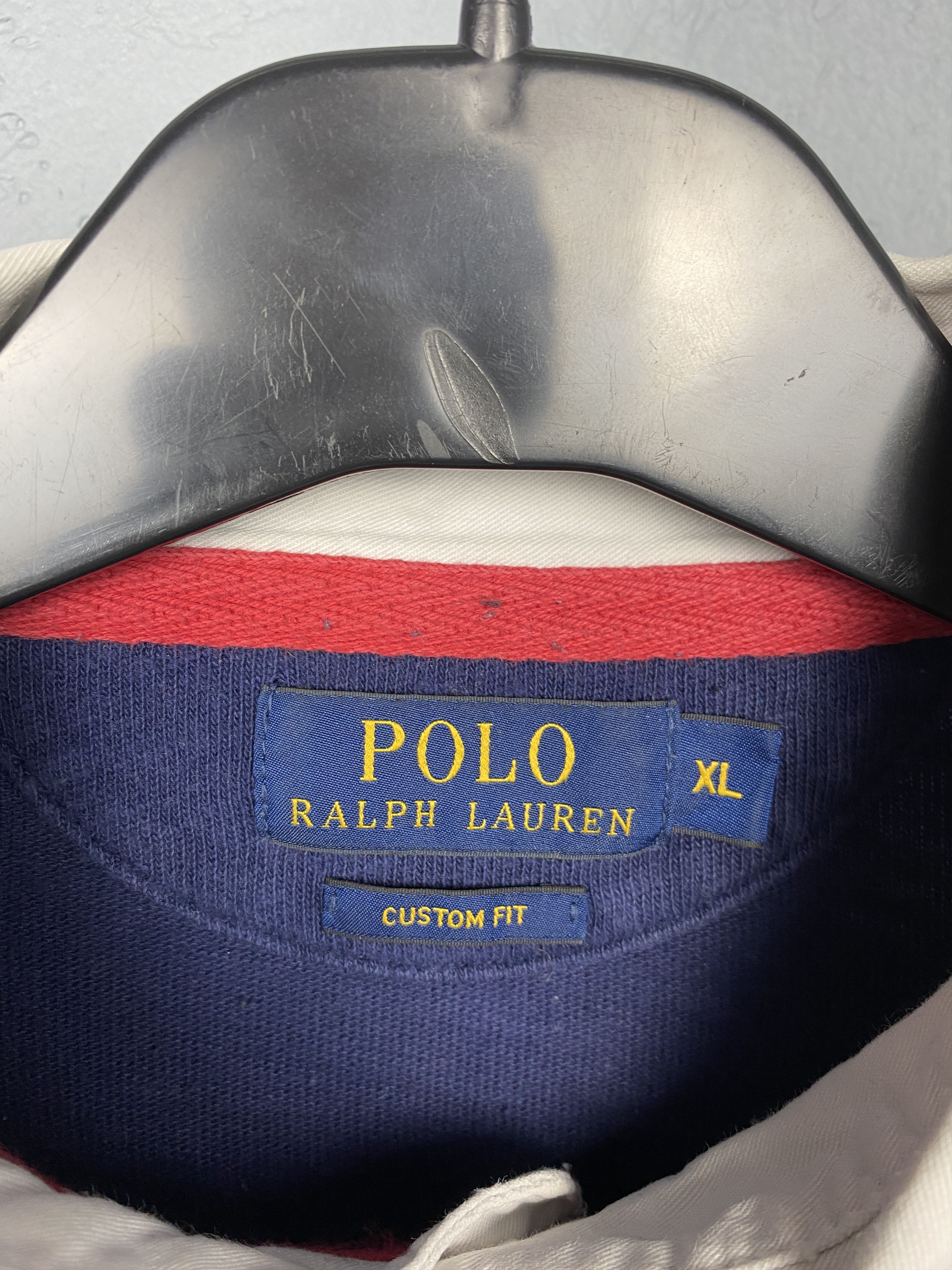 Polo Ralph Lauren Polo Ralph Lauren Vintage Mens Rugby Long Sleeve Polo Shirt Size US XL / EU 56 / 4 - 4 Thumbnail