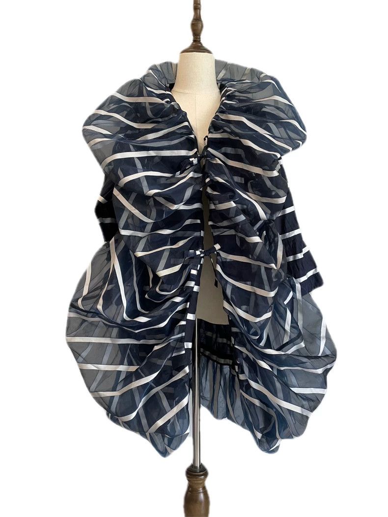 Issey Miyake Issey Miyake size:2 Blue-gray mainline coat Size M / US 6-8 / IT 42-44 - 2 Thumbnail