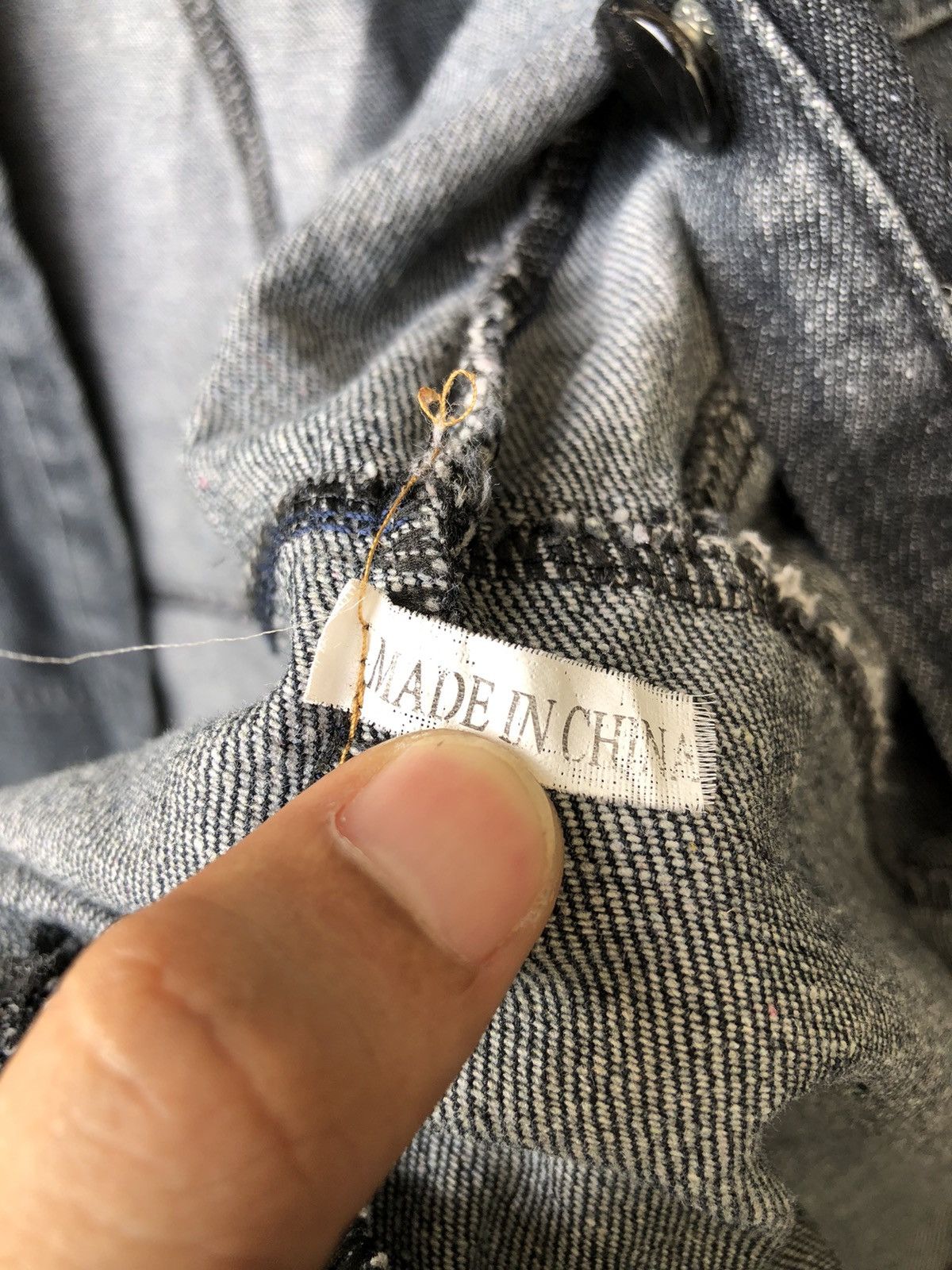 Japanese Brand Shirt Denim British Patch Pin Studed Knit Longsleeve Style Size US M / EU 48-50 / 2 - 14 Thumbnail