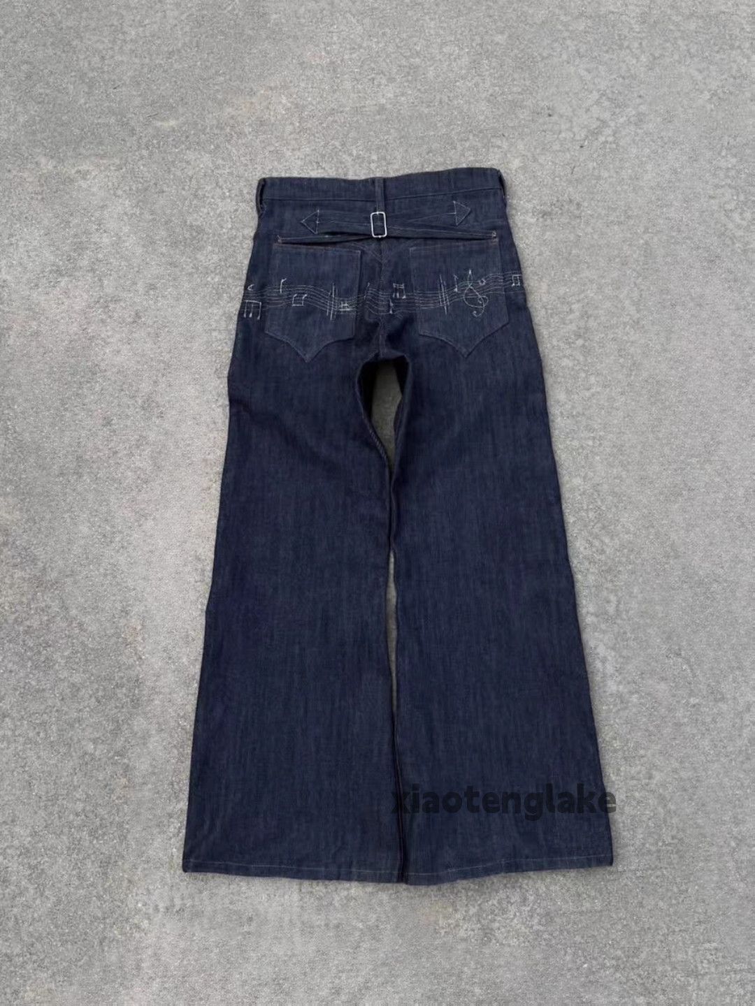 Jean otl asaprocky travisscott style flared y2k hiphop jeans Size US 34 / EU 50 - 1 Thumbnail