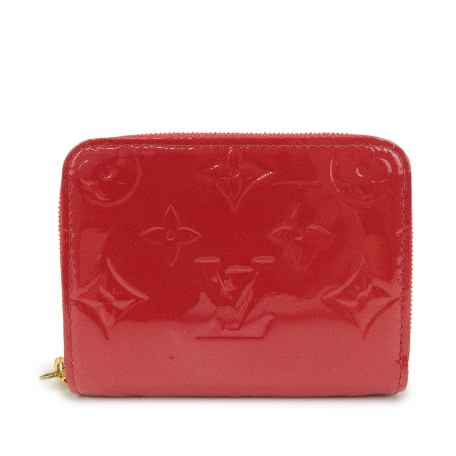 Louis Vuitton Louis Vuitton Monogram Vernis Zippy Coin Purse Red Size ONE SIZE - 1 Thumbnail