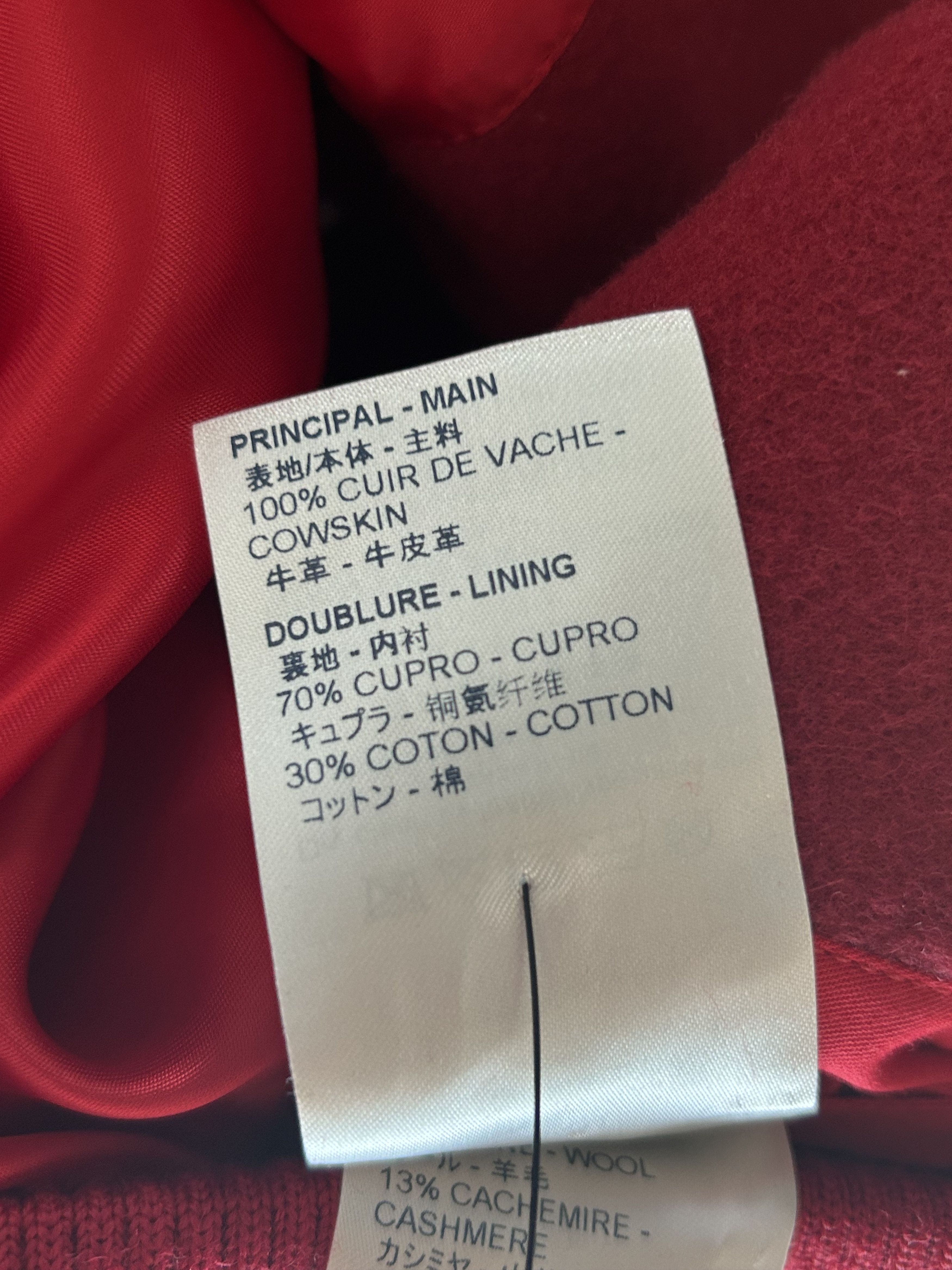Louis Vuitton Louis Vuitton Red & White Dreaming Varsity Jacket Size US M / EU 48-50 / 2 - 3 Thumbnail