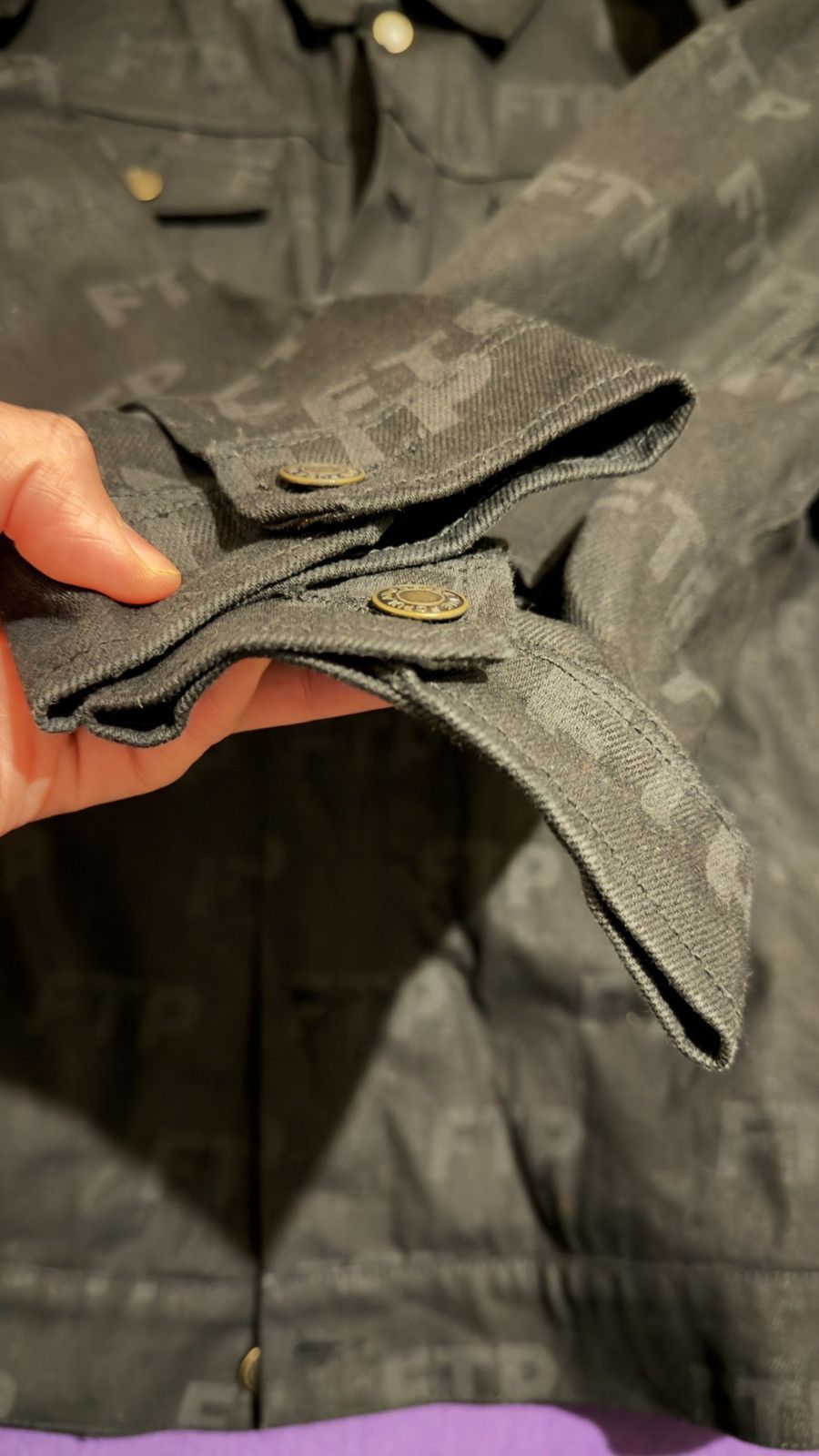 Fuck The Population FTP All Over Print Denim Jacket Size US XXL / EU 58 / 5 - 3 Thumbnail