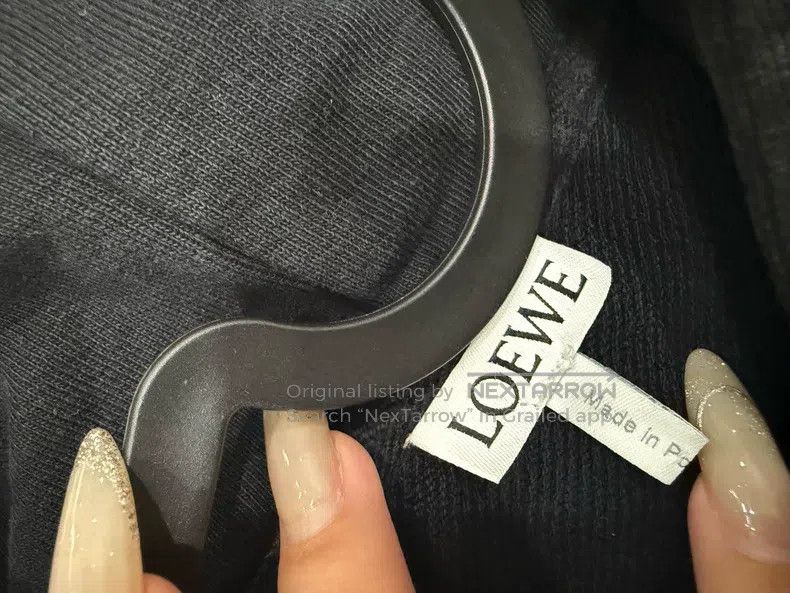 Loewe Loewe Black Sweatshirt Size M / US 6-8 / IT 42-44 - 3 Thumbnail