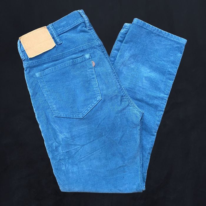 Acne Studios Acne Studios Corduroy Pants River Style Blue Jeans