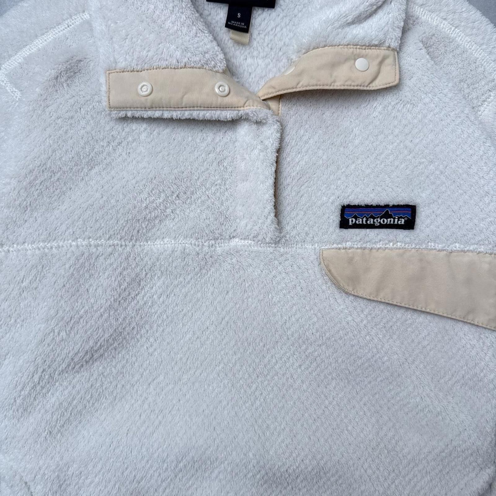 Patagonia Y2K Patagonia 00s Fleece White Jacket Size S / US 4 / IT 40 - 8 Thumbnail